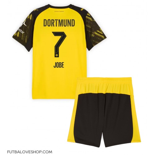 Dres Borussia Dortmund Jobe Bellingham #7 Domáci pre deti 2025-26 Krátky Rukáv (+ trenírky)